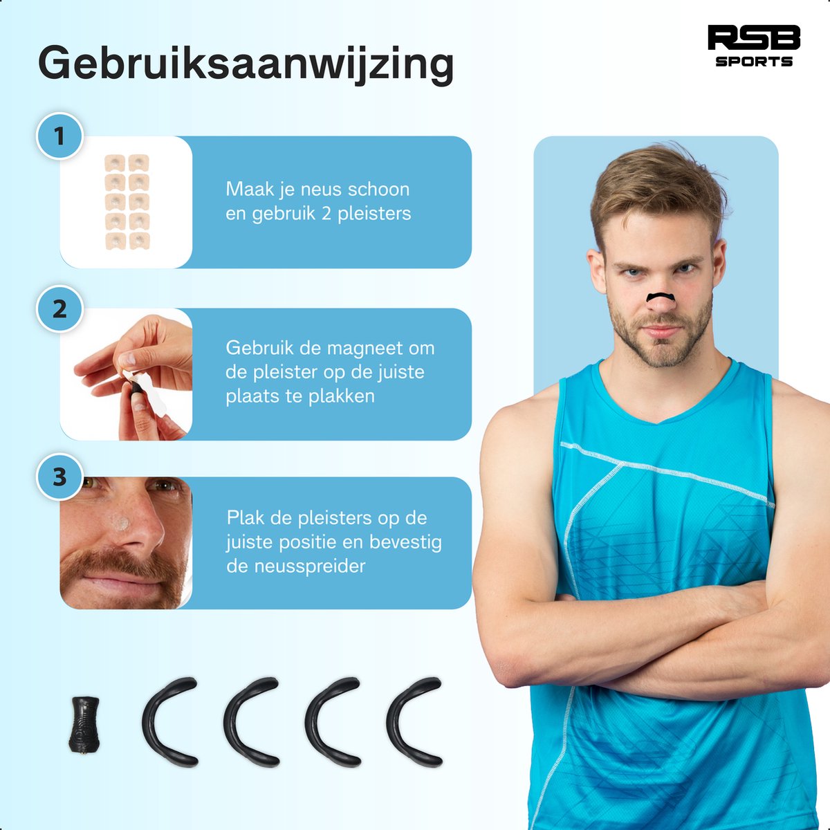 Airflex Magnetisch Neusstrips